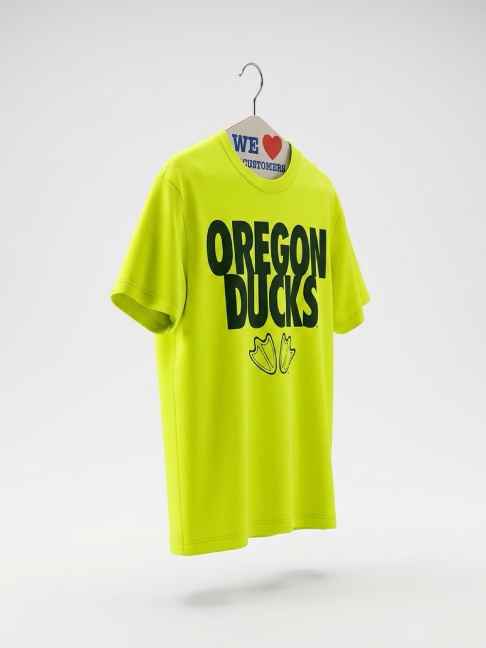 Oregon Ducks Neon Green Graphic Tee #ncaa #ncaafootball #pac12